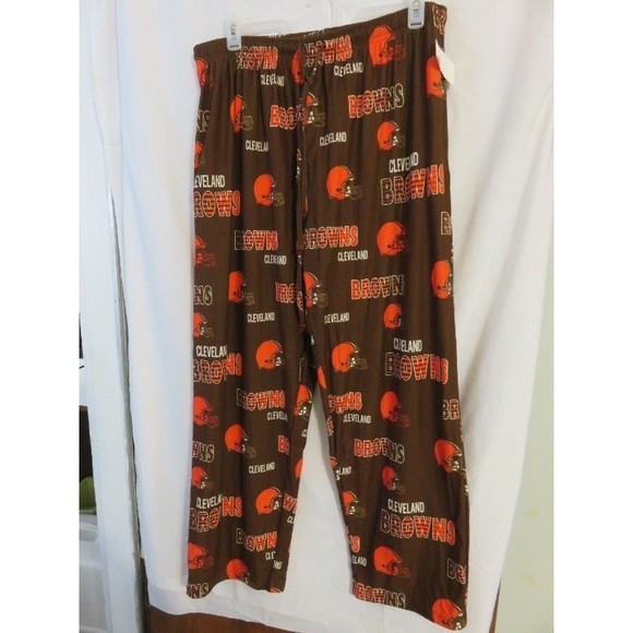 Team Apparel Pants Mens Cleveland Browns Pajama Pants Nfl New With